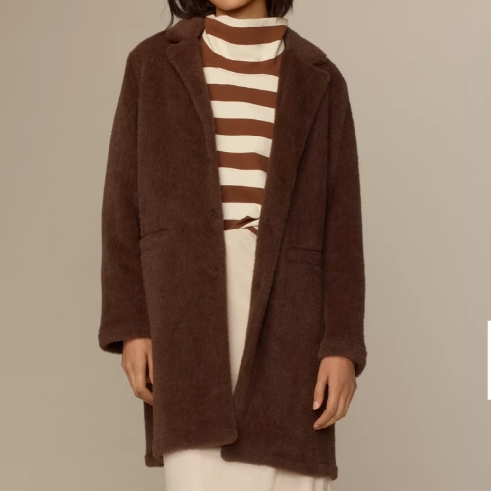 Sanctuary Hometown Fuzzy Knit Coat